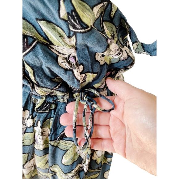 Free People Mini Floral Dress Bohemian Size Small - Picture 9 of 12